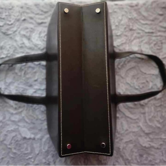 RALPH LAUREN BLACK LABEL vintage  dome top satchel/pinch-lock top closure - Picture 4 of 7